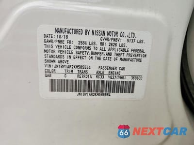 Zdjęcie 12 z 12 samochodu: 2019 INFINITI Q70 3.7 LUXE VIN:JN1BY1AR2KM585554 - miniatura