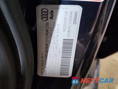 Zdjęcie 12 z 12 samochodu: 2012 AUDI A6 VIN:WAUBGAFC1CN004946 - miniatura