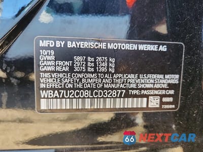 Zdjęcie 12 z 12 samochodu: 2020 BMW 750 XI VIN:WBA7U2C08LCD32877 - miniatura
