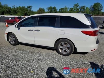 Drugie zdjęcie samochodu z przodu: 2020 HONDA ODYSSEY EXL VIN:5FNRL6H72LB017987 - miniatura