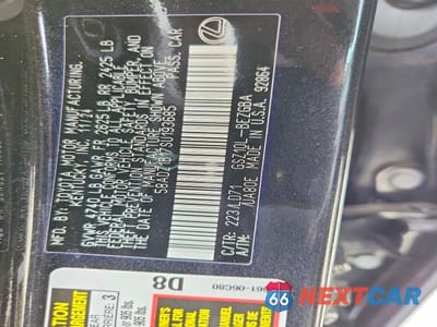 Zdjęcie 12 z 12 samochodu: 2025 LEXUS ES 350 VIN:58ADZ1B17SU193685 - miniatura