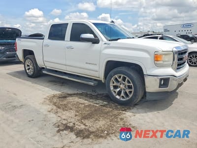 Czwarte zdjęcie samochodu z boku: 2015 GMC SIERRA K1500 SLT VIN:3GTU2VEC0FG174988 - miniatura