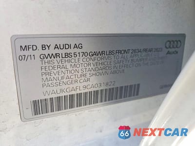 Zdjęcie 12 z 12 samochodu: 2012 AUDI S4 PRESTIGE VIN:WAUKGAFL9CA031822 - miniatura