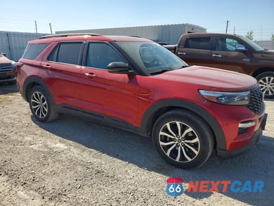 Czwarte zdjęcie samochodu z boku: 2021 FORD EXPLORER ST VIN:1FM5K8GC6MGA82601 - miniatura
