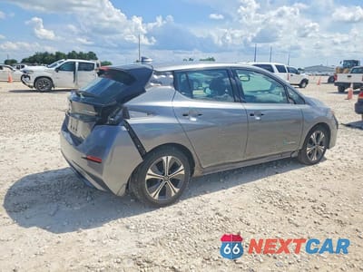 Trzecie zdjęcie samochodu z tyłu: 2018 NISSAN LEAF SL VIN:1N4AZ1CPXJC307738 - miniatura