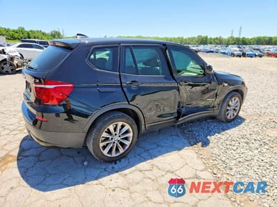 Trzecie zdjęcie samochodu z tyłu: 2014 BMW X3 XDRIVE28I VIN:5UXWX9C50E0D37021 - miniatura