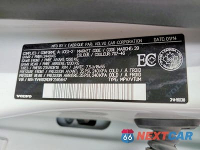 Zdjęcie 13 z 13 samochodu: 2015 VOLVO XC60 T6 PLATINUM VIN:YV4902RD9F2585647 - miniatura