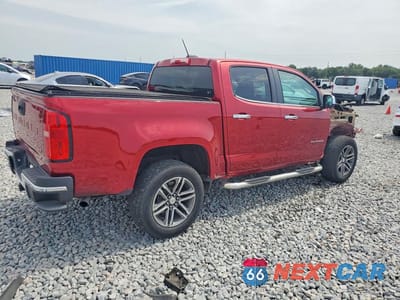 Trzecie zdjęcie samochodu z tyłu: 2021 CHEVROLET COLORADO LT VIN:1GCGSCEN0M1298399 - miniatura