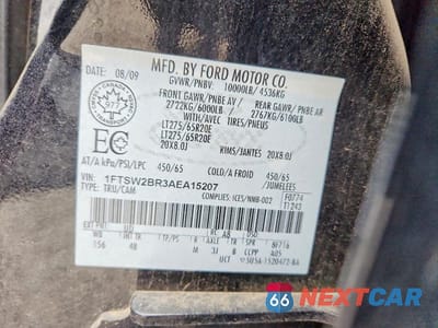 Zdjęcie 12 z 12 samochodu: 2010 FORD F250 SUPER DUTY VIN:1FTSW2BR3AEA15207 - miniatura