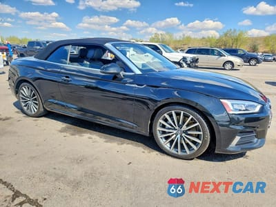 Czwarte zdjęcie samochodu z boku: 2018 AUDI A5 PREMIUM PLUS VIN:WAUYNGF5XJN002730 - miniatura