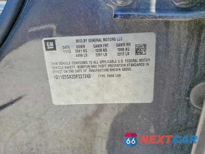 Zdjęcie 12 z 12 samochodu: 2013 CHEVROLET MALIBU 2LT VIN:1G11E5SA2DF227243 - miniatura