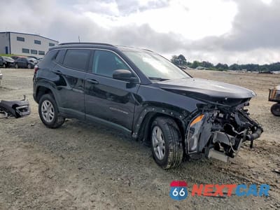 Czwarte zdjęcie samochodu z boku: 2021 JEEP COMPASS SPORT VIN:3C4NJDAB5MT527275 - miniatura