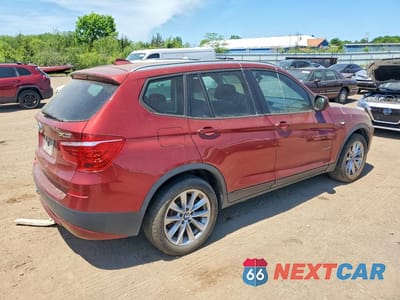 Trzecie zdjęcie samochodu z tyłu: 2013 BMW X3 XDRIVE28I VIN:5UXWX9C58D0D01415 - miniatura