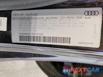 Zdjęcie 12 z 12 samochodu: 2014 AUDI A7 PREMIUM PLUS VIN:WAUWGAFC7EN163202 - miniatura