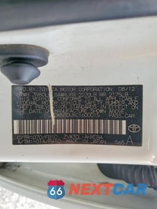 Zdjęcie 12 z 12 samochodu: 2012 TOYOTA PRIUS TWO VIN:JTDKN3DUXC1600015 - miniatura