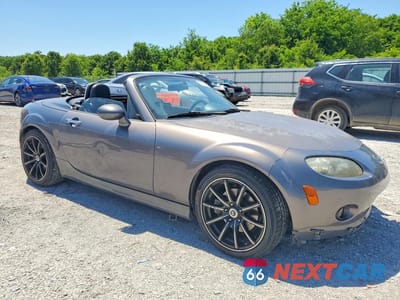 Czwarte zdjęcie samochodu z boku: 2007 MAZDA MX-5 MIATA VIN:JM1NC26F870132745 - miniatura