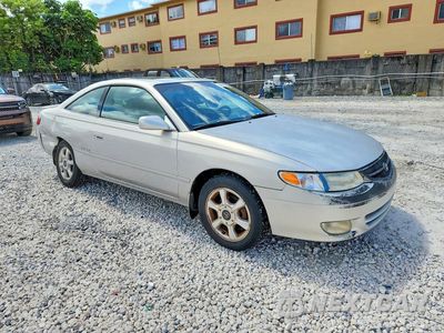 Czwarte zdjęcie samochodu z boku: 2000 TOYOTA CAMRY SOLARA SLE V6 VIN:2T1CF22P7YC385818 - miniatura