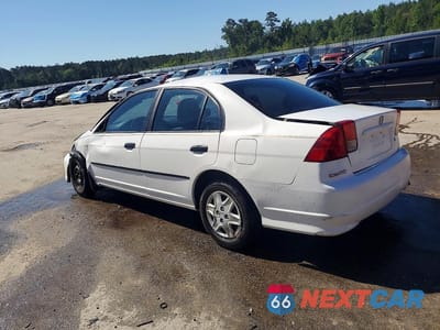 Drugie zdjęcie samochodu z przodu: 2005 HONDA CIVIC DX VP VIN:1HGES16375L029624 - miniatura