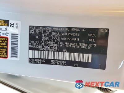 Zdjęcie 13 z 13 samochodu: 2026 TOYOTA GRAND HIGHLANDER HYBRID XLE VIN:5TDACAB57TS096091 - miniatura