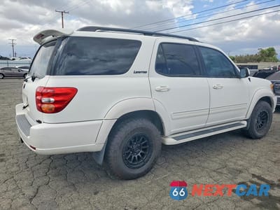 Trzecie zdjęcie samochodu z tyłu: 2004 TOYOTA SEQUOIA LIMITED VIN:5TDZT38A94S226716 - miniatura