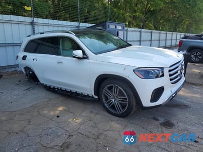 Czwarte zdjęcie samochodu z boku: 2025 MERCEDES-BENZ GLS 450 4MATIC VIN:4JGFF5KE4SB408759 - miniatura