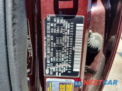 Zdjęcie 13 z 13 samochodu: 2016 KIA SORENTO LX VIN:5XYPG4A36GG125583 - miniatura