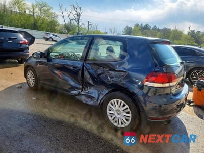 Drugie zdjęcie samochodu z przodu: 2012 VOLKSWAGEN GOLF VIN:WVWBB7AJ1CW341380 - miniatura