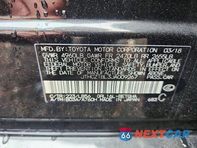 Zdjęcie 12 z 12 samochodu: 2018 LEXUS GS 350 F SPORT VIN:JTHCZ1BL3JA009267 - miniatura