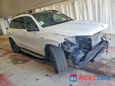 Czwarte zdjęcie samochodu z boku: 2021 MERCEDES-BENZ GLS 63 AMG 4MATIC VIN:4JGFF8KEXMA318820 - miniatura