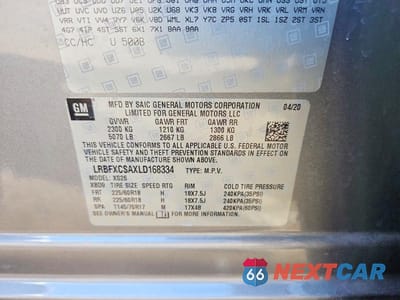 Zdjęcie 12 z 12 samochodu: 2020 BUICK ENVISION ESSENCE VIN:LRBFXCSAXLD168334 - miniatura