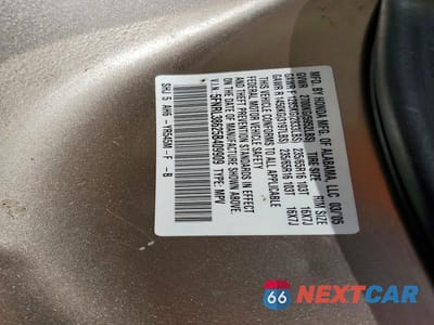 Zdjęcie 13 z 13 samochodu: 2005 HONDA ODYSSEY EXL VIN:5FNRL38625B409909 - miniatura