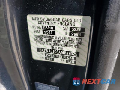 Zdjęcie 13 z 13 samochodu: 2010 JAGUAR XF R VIN:SAJWA0JC6AMR79325 - miniatura