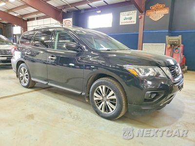 Czwarte zdjęcie samochodu z boku: 2017 NISSAN PATHFINDER SL VIN:5N1DR2MM8HC647428 - miniatura