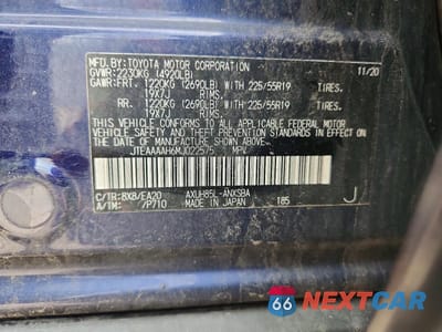 Zdjęcie 13 z 13 samochodu: 2021 TOYOTA VENZA LIMITED VIN:JTEAAAAH6MJ022575 - miniatura