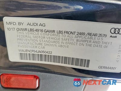 Zdjęcie 13 z 13 samochodu: 2018 AUDI A5 PREMIUM PLUS S-LINE VIN:WAUENCF54JA050422 - miniatura
