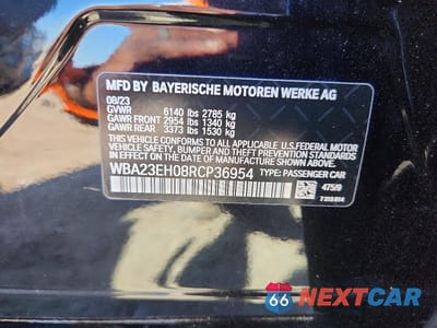 Zdjęcie 12 z 12 samochodu: 2024 BMW 740 I VIN:WBA23EH08RCP36954 - miniatura