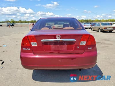Zdjęcie 6 z 13 samochodu: 2002 HONDA CIVIC LX VIN:2HGES16572H580839 - miniatura