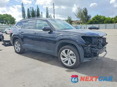 Czwarte zdjęcie samochodu z boku: 2022 VOLKSWAGEN ATLAS SE VIN:1V2JR2CA4NC543446 - miniatura