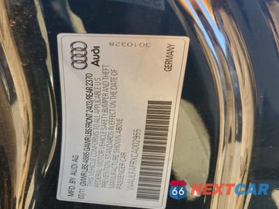 Zdjęcie 12 z 12 samochodu: 2012 AUDI A5 PREMIUM PLUS VIN:WAULFAFRXCA002955 - miniatura