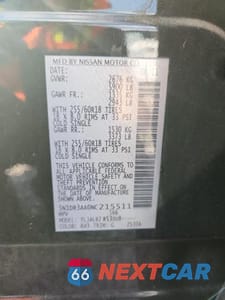 Zdjęcie 14 z 14 samochodu: 2022 NISSAN PATHFINDER S VIN:5N1DR3AA0NC215511 - miniatura