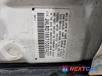 Zdjęcie 13 z 13 samochodu: 2001 HONDA CR-V EX VIN:JHLRD18671C007427 - miniatura