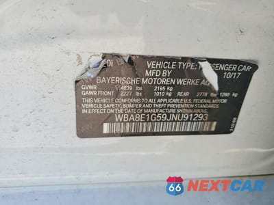 Zdjęcie 12 z 12 samochodu: 2018 BMW 320 I VIN:WBA8E1G59JNU91293 - miniatura