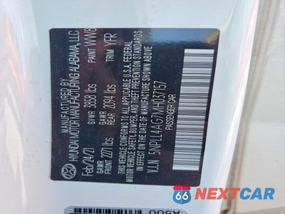 Zdjęcie 13 z 13 samochodu: 2021 HYUNDAI ELANTRA SE VIN:5NPLL4AG7MH037157 - miniatura