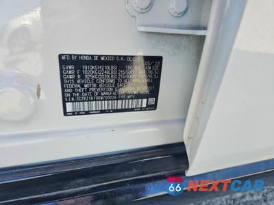 Zdjęcie 12 z 12 samochodu: 2024 HONDA HR-V EXL VIN:3CZRZ1H79RM700026 - miniatura