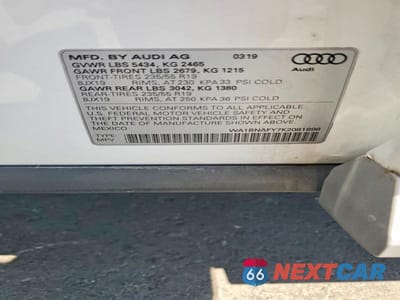 Zdjęcie 13 z 13 samochodu: 2019 AUDI Q5 PREMIUM PLUS VIN:WA1BNAFY7K2081898 - miniatura