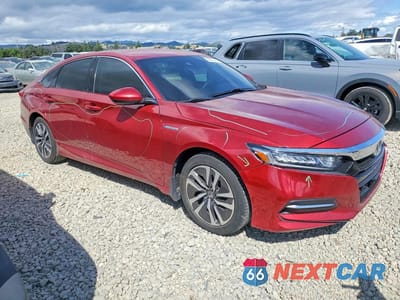 Czwarte zdjęcie samochodu z boku: 2020 HONDA ACCORD HYBRID VIN:1HGCV3F12LA013526 - miniatura