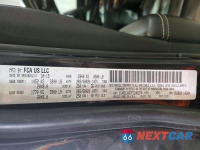 Zdjęcie 13 z 13 samochodu: 2015 DODGE DURANGO SXT VIN:1C4RDJAG7FC180274 - miniatura