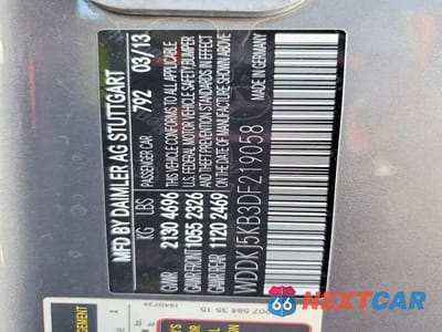 Zdjęcie 12 z 12 samochodu: 2013 MERCEDES-BENZ E 350 VIN:WDDKJ5KB3DF219058 - miniatura