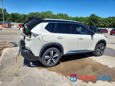 Trzecie zdjęcie samochodu z tyłu: 2021 NISSAN ROGUE SL VIN:JN8AT3CA8MW009960 - miniatura