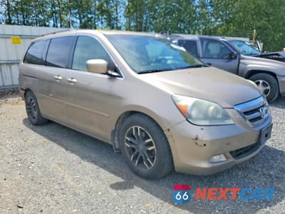 Czwarte zdjęcie samochodu z boku: 2005 HONDA ODYSSEY TOURING VIN:5FNRL38825B078458 - miniatura